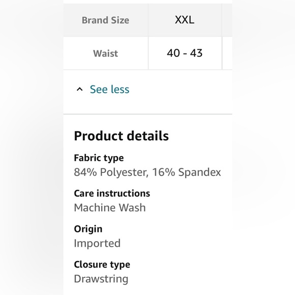 Fabletic’s Men Postgame Lounge Shorts, Elastic Waist, Cozy Fleece sz XXL - Picture 9 of 11